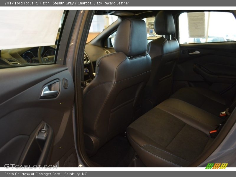 Rear Seat of 2017 Focus RS Hatch