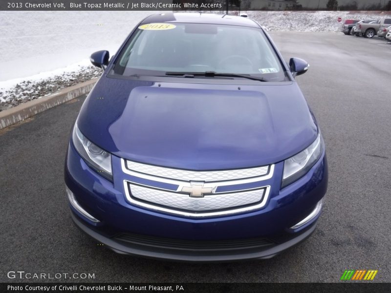 Blue Topaz Metallic / Jet Black/Ceramic White Accents 2013 Chevrolet Volt