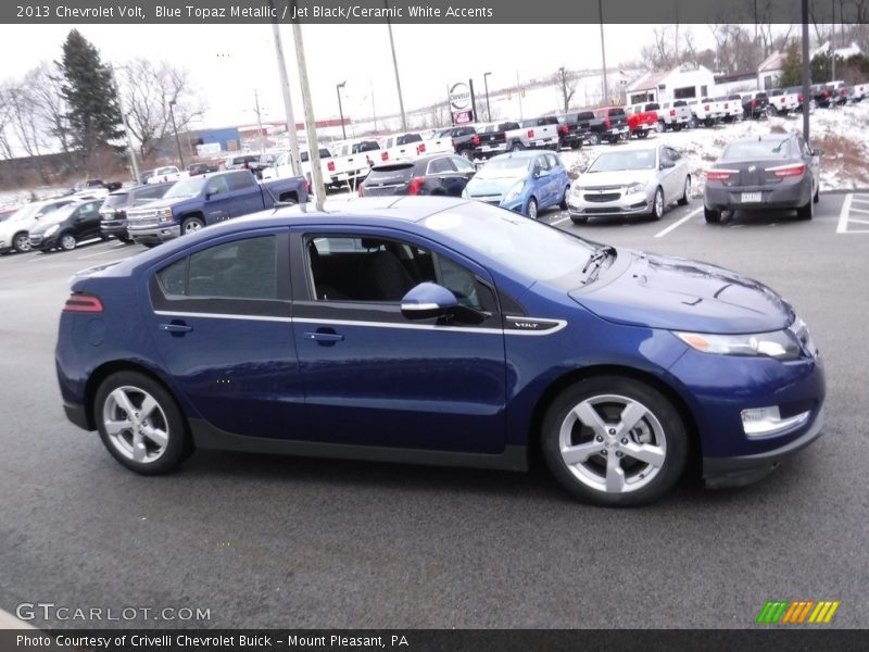 Blue Topaz Metallic / Jet Black/Ceramic White Accents 2013 Chevrolet Volt