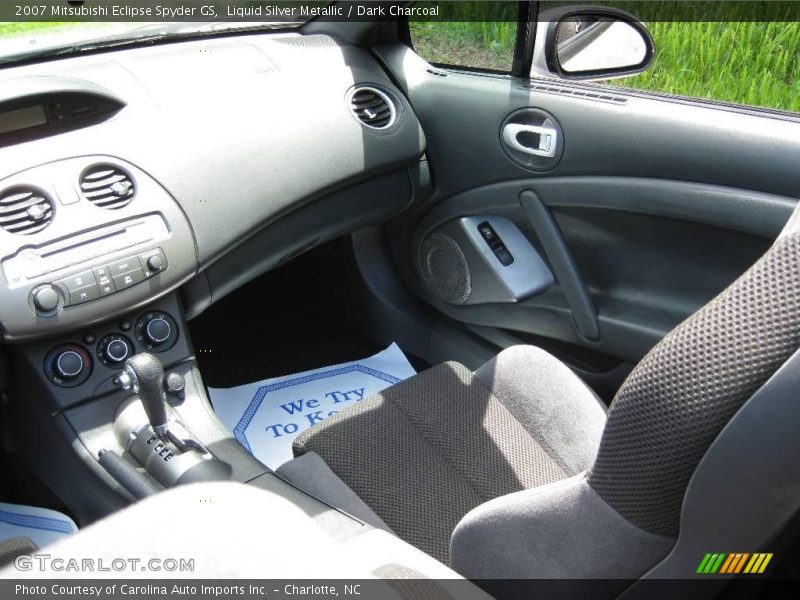 Liquid Silver Metallic / Dark Charcoal 2007 Mitsubishi Eclipse Spyder GS