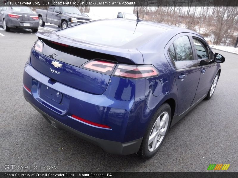 Blue Topaz Metallic / Jet Black/Ceramic White Accents 2013 Chevrolet Volt