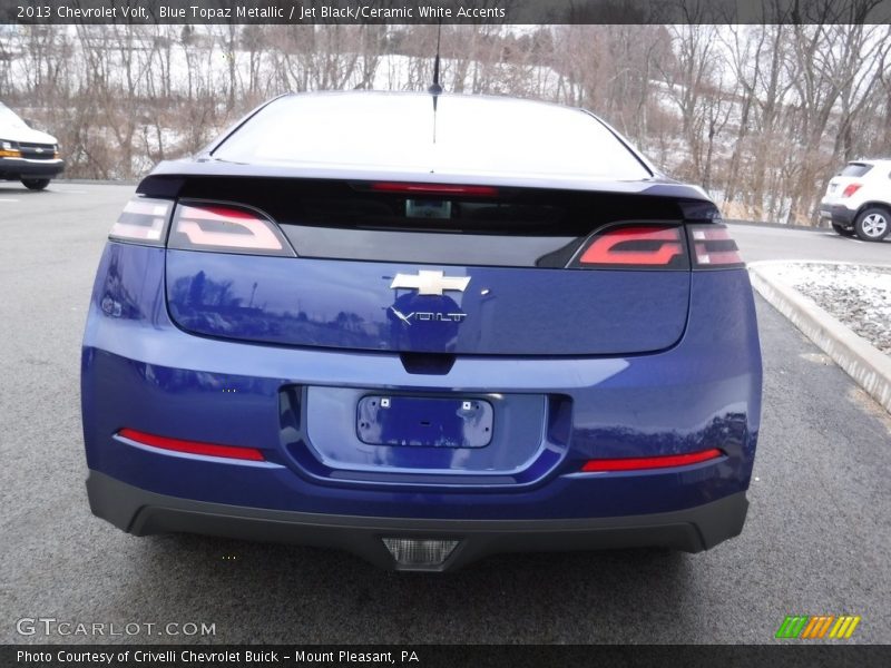 Blue Topaz Metallic / Jet Black/Ceramic White Accents 2013 Chevrolet Volt