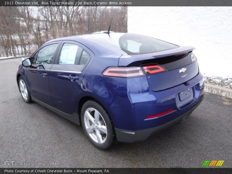 Blue Topaz Metallic / Jet Black/Ceramic White Accents 2013 Chevrolet Volt