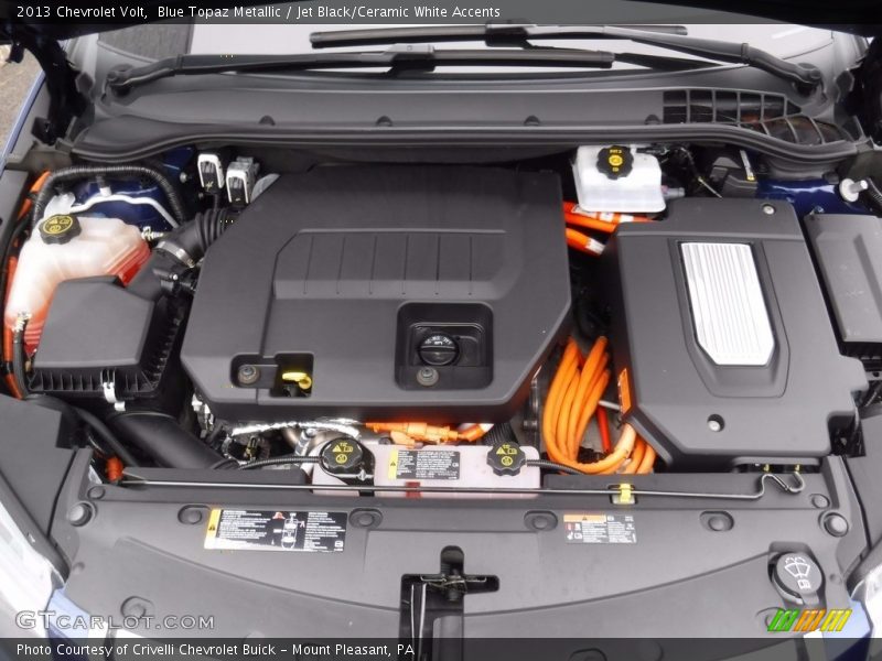 Blue Topaz Metallic / Jet Black/Ceramic White Accents 2013 Chevrolet Volt