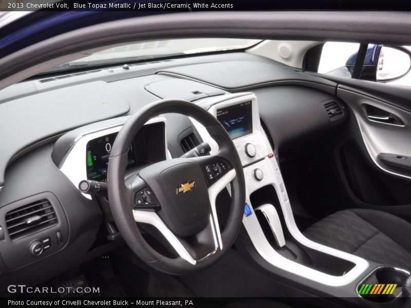 Blue Topaz Metallic / Jet Black/Ceramic White Accents 2013 Chevrolet Volt
