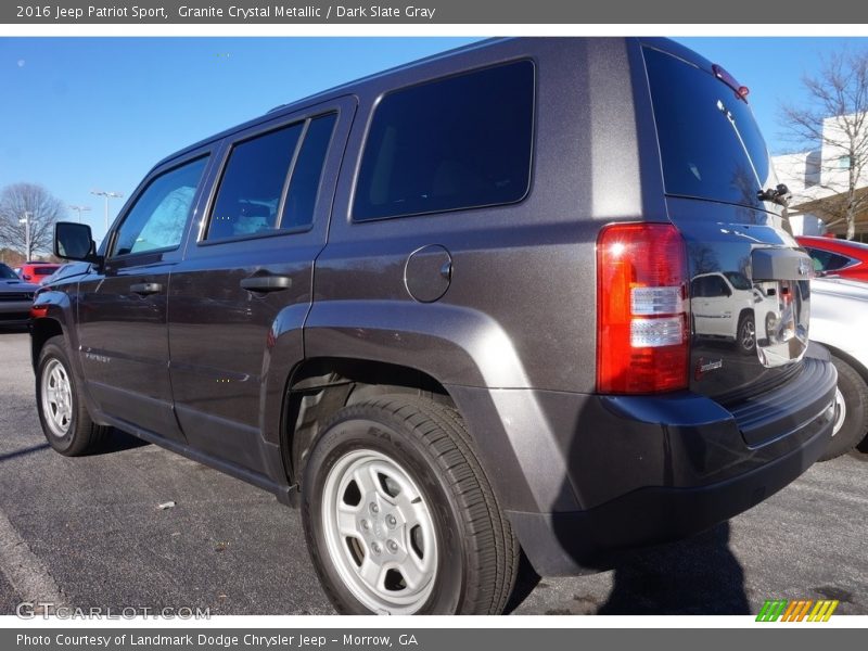 Granite Crystal Metallic / Dark Slate Gray 2016 Jeep Patriot Sport