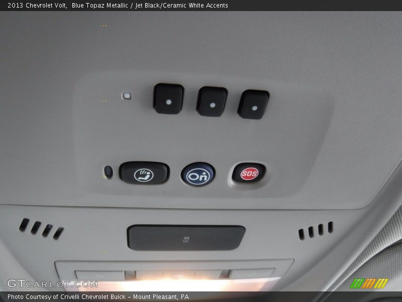 Blue Topaz Metallic / Jet Black/Ceramic White Accents 2013 Chevrolet Volt