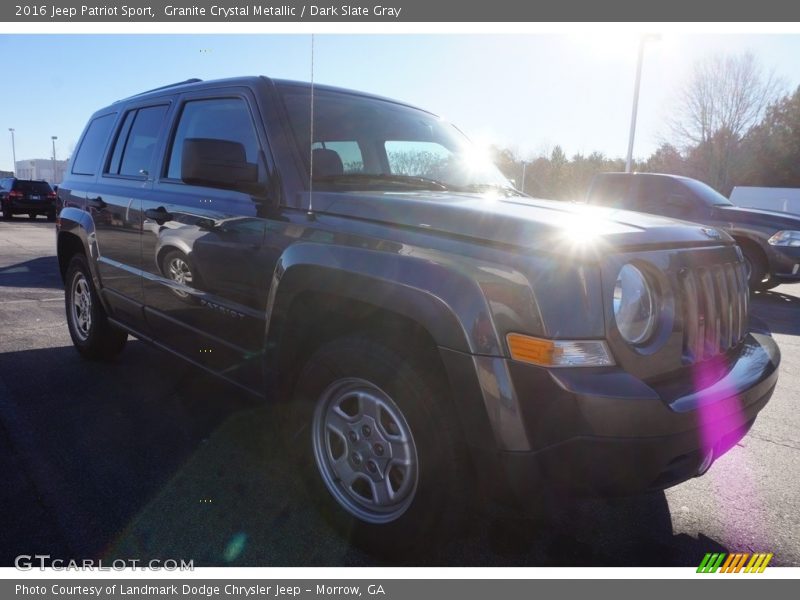 Granite Crystal Metallic / Dark Slate Gray 2016 Jeep Patriot Sport