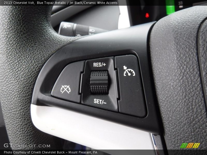 Blue Topaz Metallic / Jet Black/Ceramic White Accents 2013 Chevrolet Volt