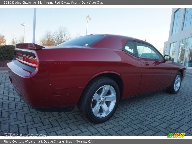 Inferno Red Crystal Pearl / Dark Slate Gray 2010 Dodge Challenger SE