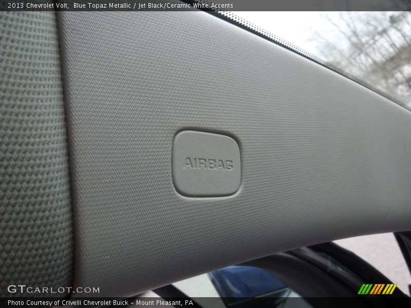 Blue Topaz Metallic / Jet Black/Ceramic White Accents 2013 Chevrolet Volt