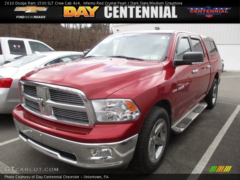 Inferno Red Crystal Pearl / Dark Slate/Medium Graystone 2010 Dodge Ram 1500 SLT Crew Cab 4x4