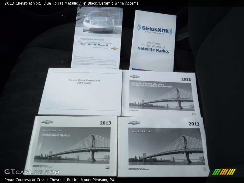 Blue Topaz Metallic / Jet Black/Ceramic White Accents 2013 Chevrolet Volt