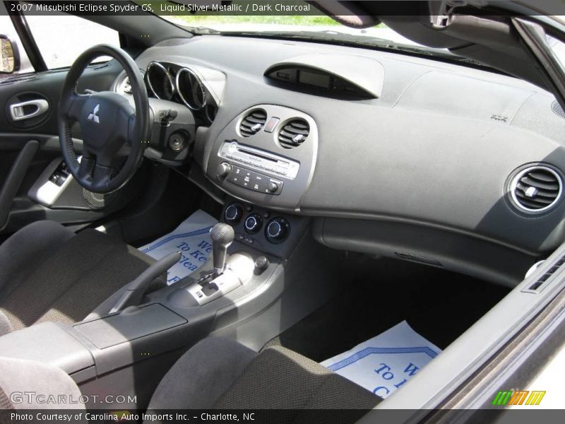 Liquid Silver Metallic / Dark Charcoal 2007 Mitsubishi Eclipse Spyder GS