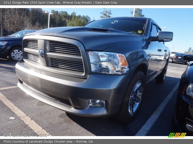 Mineral Gray Metallic / Dark Slate Gray 2012 Dodge Ram 1500 Sport Crew Cab