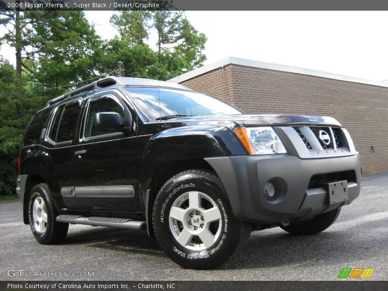 Super Black / Desert/Graphite 2006 Nissan Xterra X