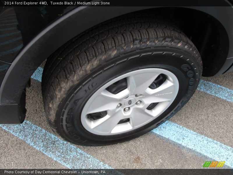 Tuxedo Black / Medium Light Stone 2014 Ford Explorer 4WD