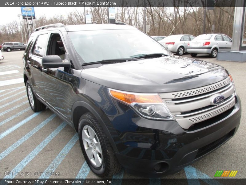 Tuxedo Black / Medium Light Stone 2014 Ford Explorer 4WD