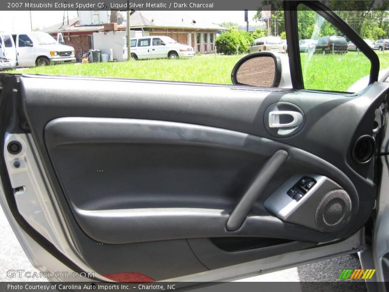 Liquid Silver Metallic / Dark Charcoal 2007 Mitsubishi Eclipse Spyder GS