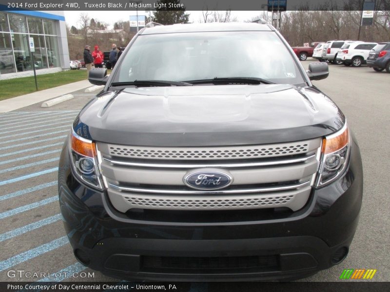 Tuxedo Black / Medium Light Stone 2014 Ford Explorer 4WD