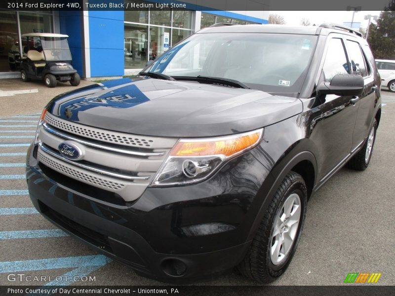 Tuxedo Black / Medium Light Stone 2014 Ford Explorer 4WD