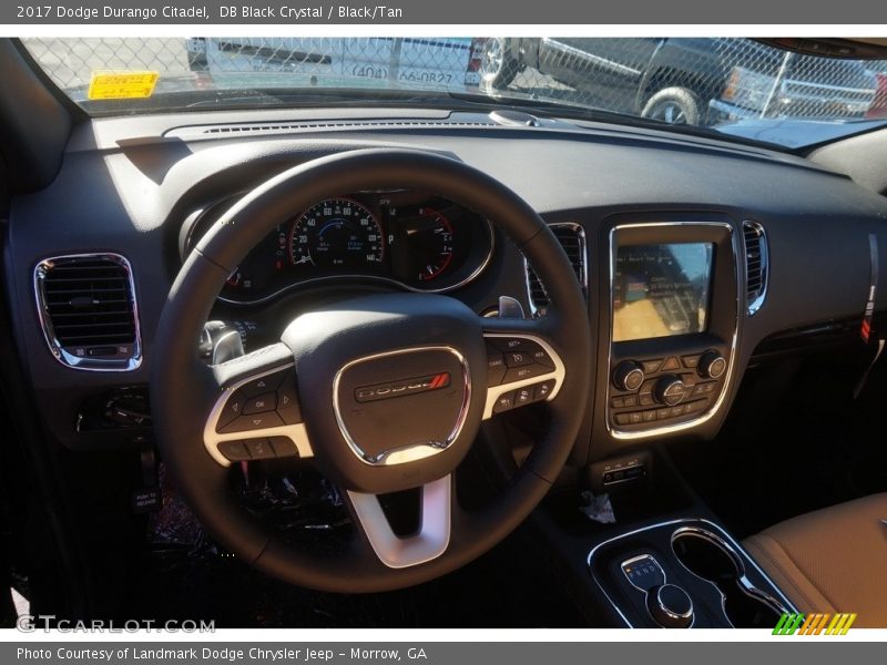DB Black Crystal / Black/Tan 2017 Dodge Durango Citadel