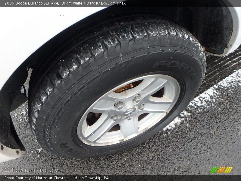 Bright White / Dark Khaki/Light Khaki 2006 Dodge Durango SLT 4x4