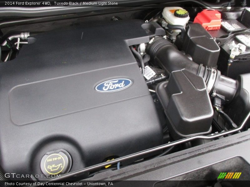 Tuxedo Black / Medium Light Stone 2014 Ford Explorer 4WD