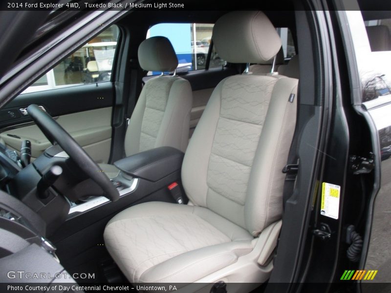 Tuxedo Black / Medium Light Stone 2014 Ford Explorer 4WD