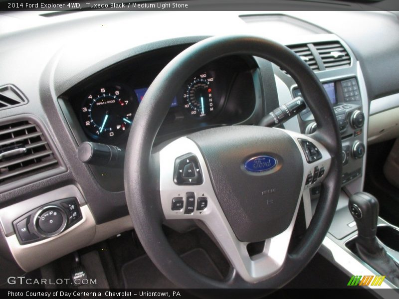 Tuxedo Black / Medium Light Stone 2014 Ford Explorer 4WD