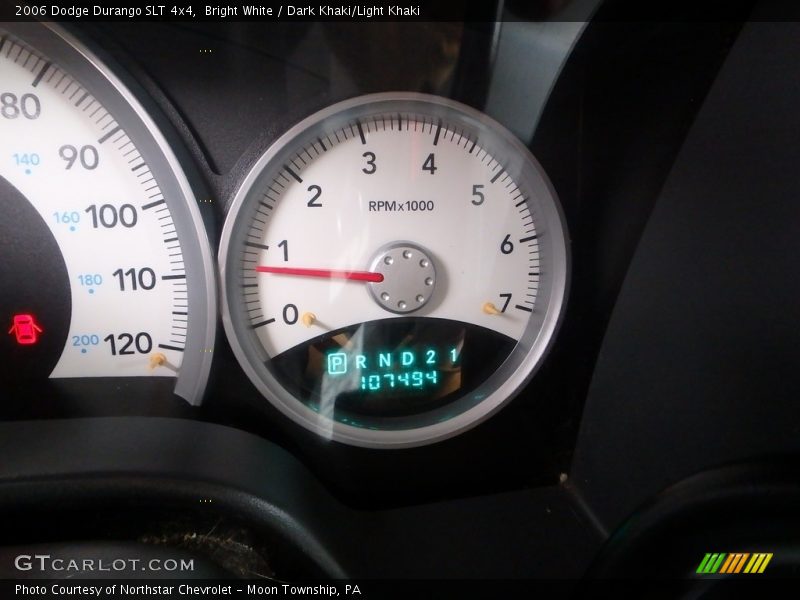 Bright White / Dark Khaki/Light Khaki 2006 Dodge Durango SLT 4x4