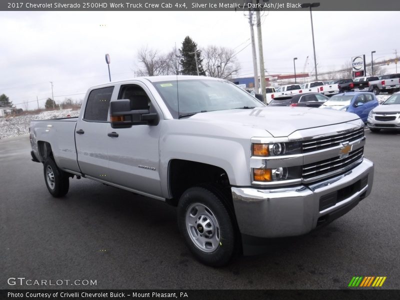 Silver Ice Metallic / Dark Ash/Jet Black 2017 Chevrolet Silverado 2500HD Work Truck Crew Cab 4x4