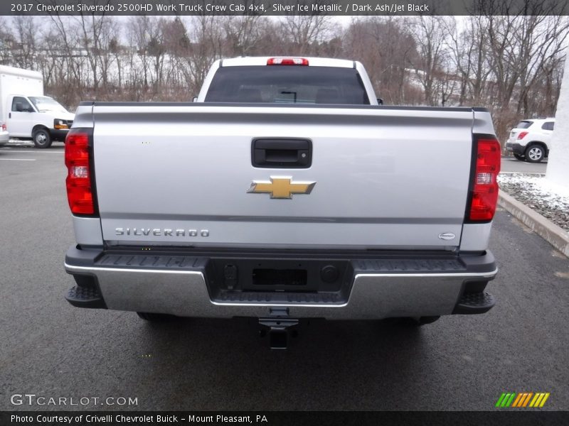 Silver Ice Metallic / Dark Ash/Jet Black 2017 Chevrolet Silverado 2500HD Work Truck Crew Cab 4x4