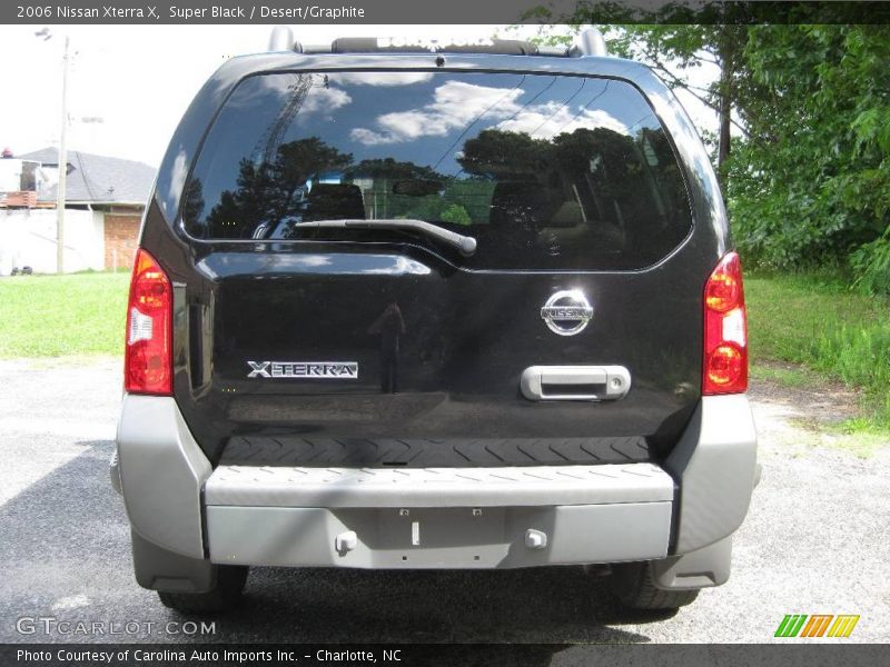 Super Black / Desert/Graphite 2006 Nissan Xterra X