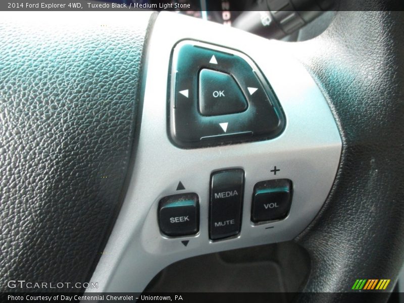 Tuxedo Black / Medium Light Stone 2014 Ford Explorer 4WD