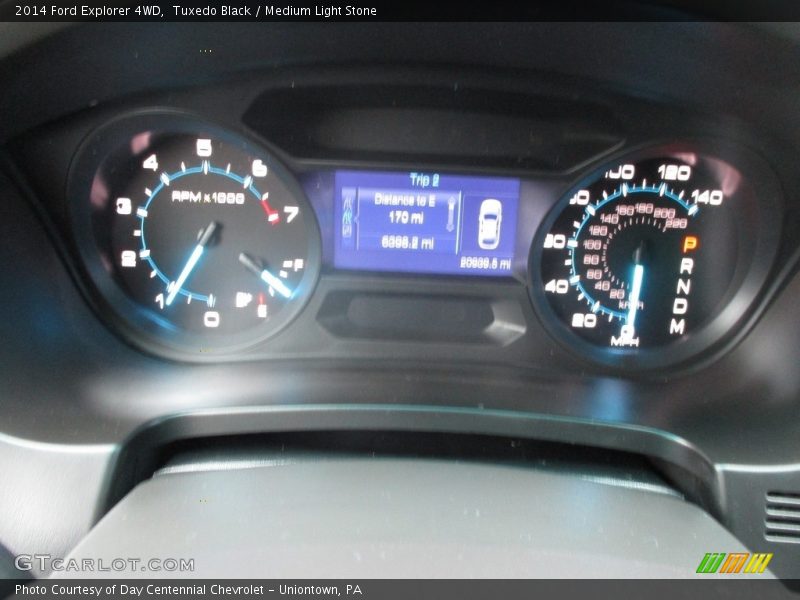 Tuxedo Black / Medium Light Stone 2014 Ford Explorer 4WD