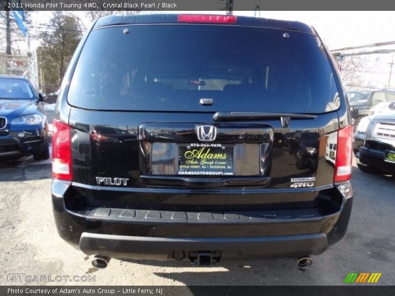 Crystal Black Pearl / Black 2011 Honda Pilot Touring 4WD