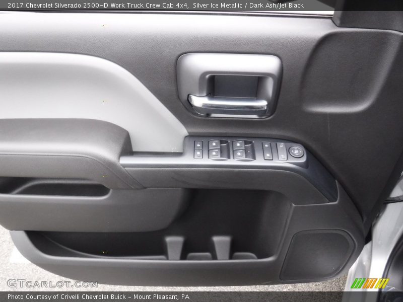 Silver Ice Metallic / Dark Ash/Jet Black 2017 Chevrolet Silverado 2500HD Work Truck Crew Cab 4x4