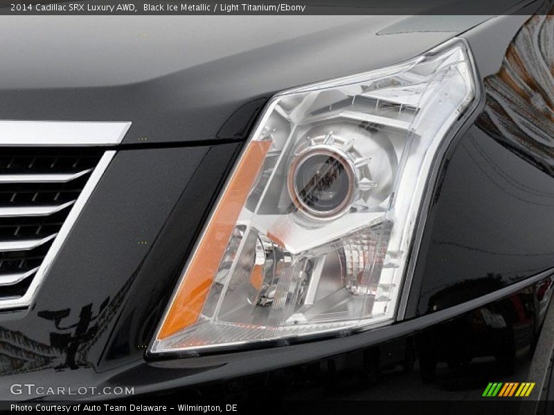 Black Ice Metallic / Light Titanium/Ebony 2014 Cadillac SRX Luxury AWD