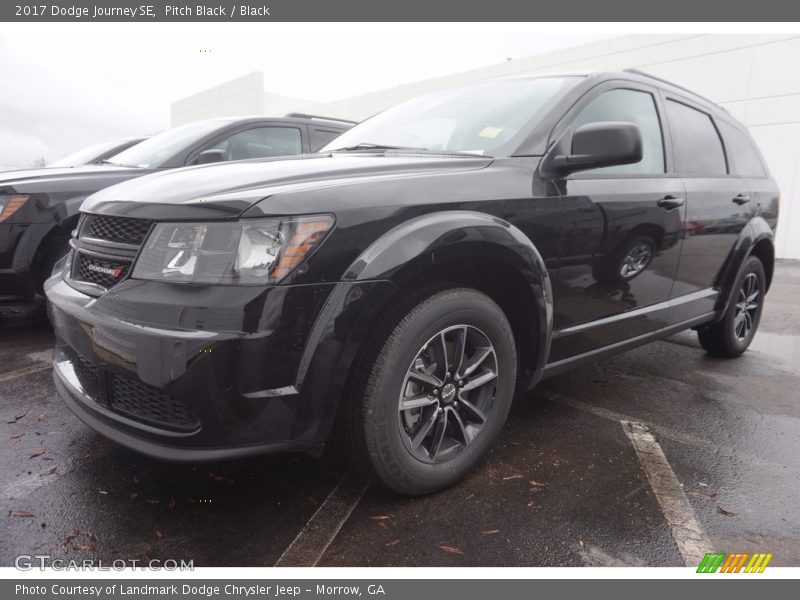 Pitch Black / Black 2017 Dodge Journey SE
