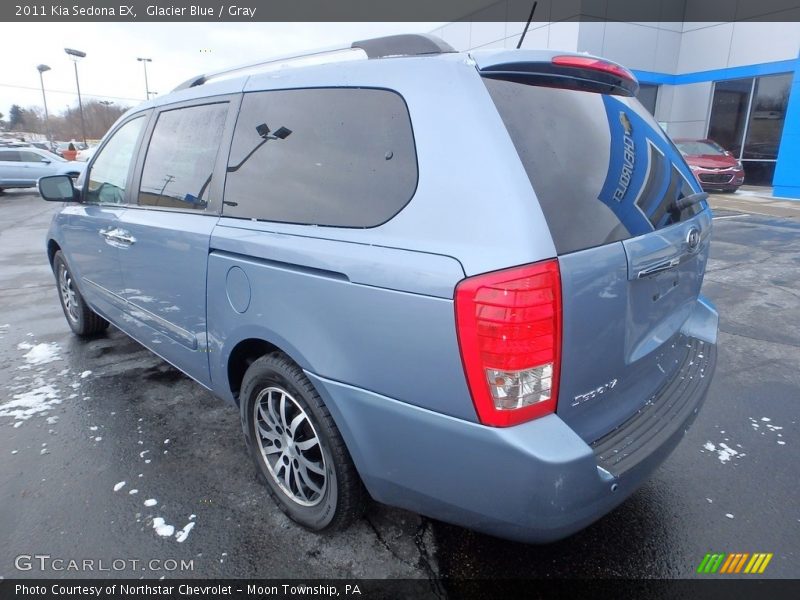 Glacier Blue / Gray 2011 Kia Sedona EX