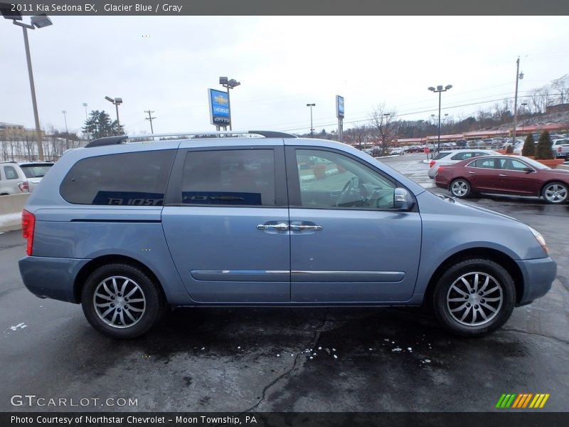 Glacier Blue / Gray 2011 Kia Sedona EX