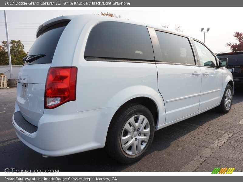 White Knuckle / Black/Light Graystone 2017 Dodge Grand Caravan SE
