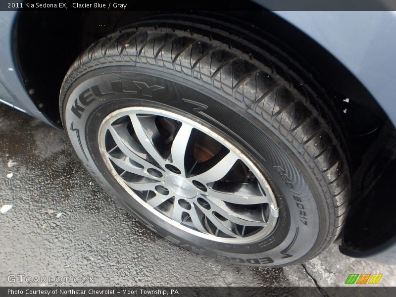 Glacier Blue / Gray 2011 Kia Sedona EX