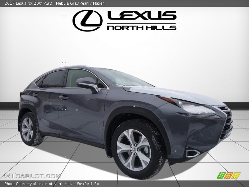 Nebula Gray Pearl / Flaxen 2017 Lexus NX 200t AWD