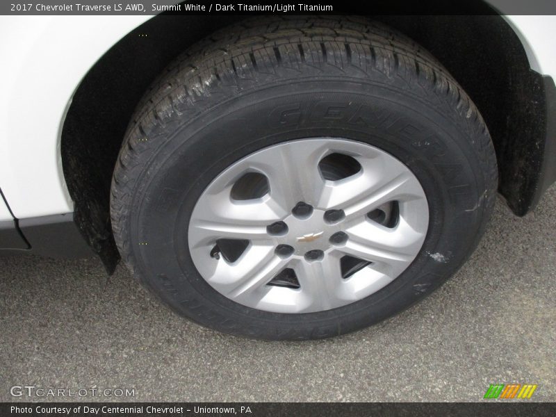 Summit White / Dark Titanium/Light Titanium 2017 Chevrolet Traverse LS AWD