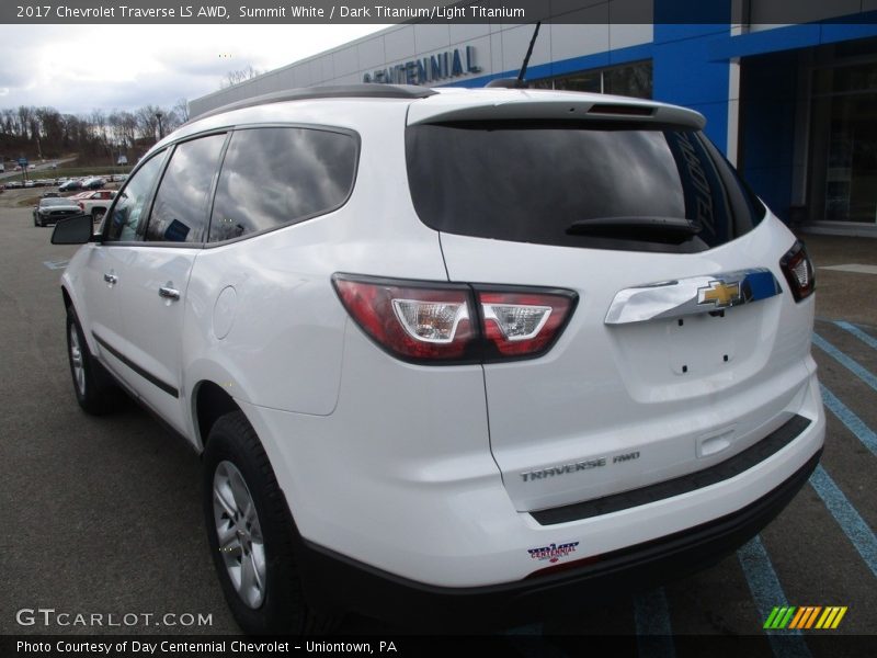 Summit White / Dark Titanium/Light Titanium 2017 Chevrolet Traverse LS AWD
