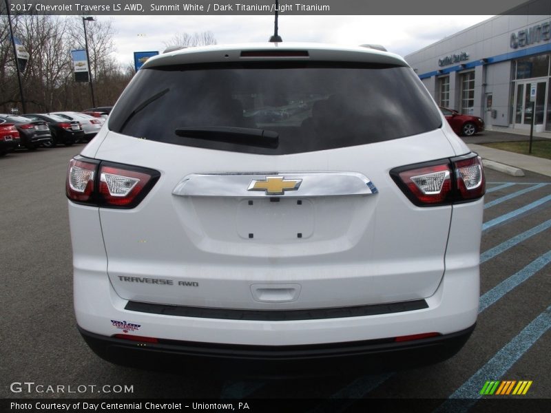 Summit White / Dark Titanium/Light Titanium 2017 Chevrolet Traverse LS AWD