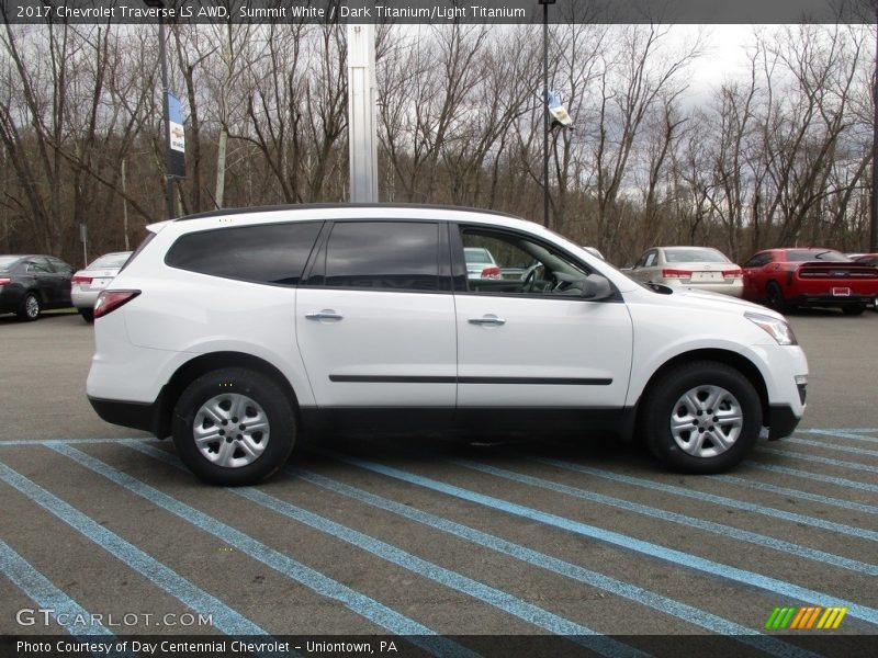 Summit White / Dark Titanium/Light Titanium 2017 Chevrolet Traverse LS AWD