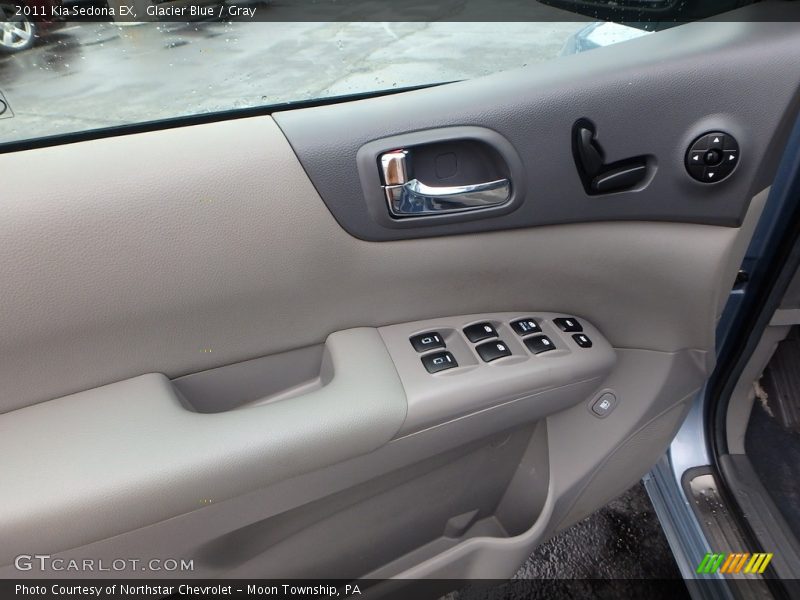 Glacier Blue / Gray 2011 Kia Sedona EX